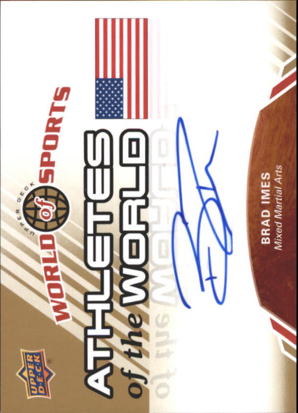 2010 Upper Deck World of Sports Athletes of the World Autographs #AW56 Brad Imes