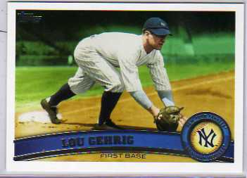 2011 Topps #5B Lou Gehrig SP