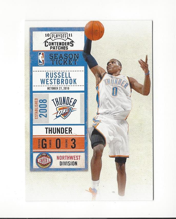 Russell Westbrook cards (2009-2023) Thunder Wizards Rockets Lakers - You Choose - Picture 19 of 133