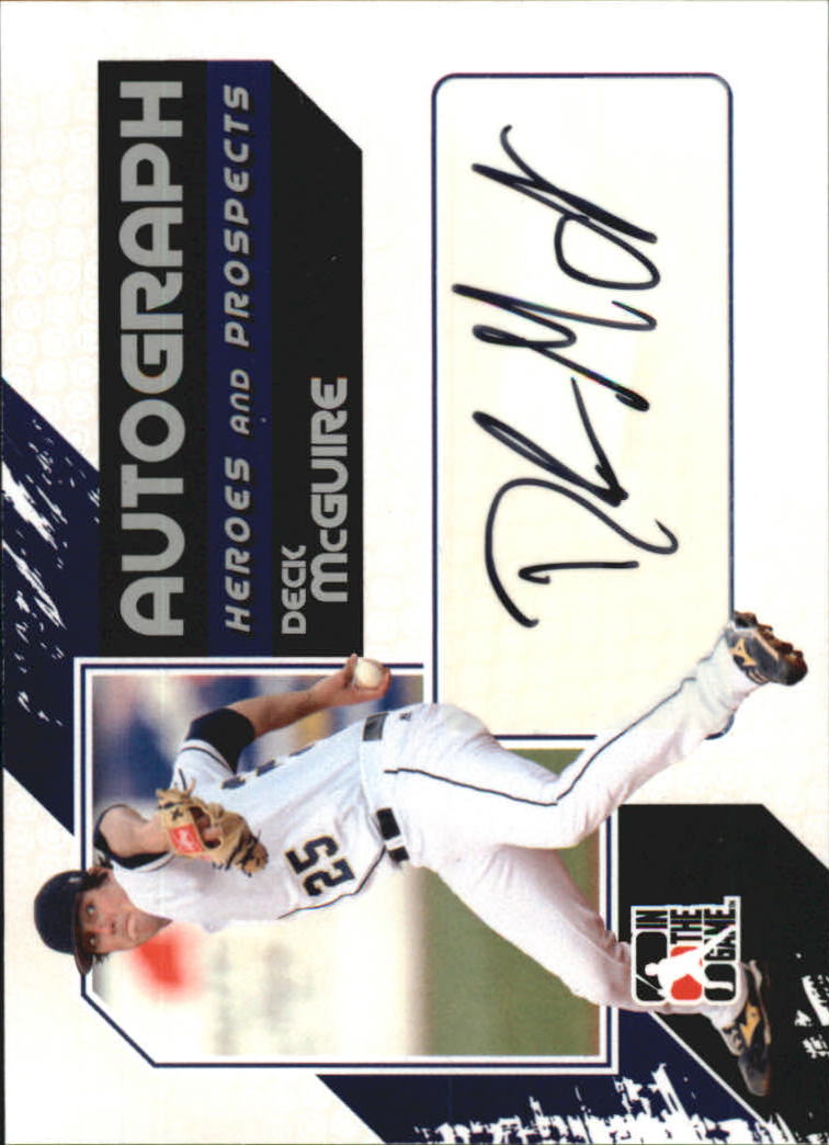 2011 ITG Heroes and Prospects Full Body Autographs Silver #DM Deck McGuire