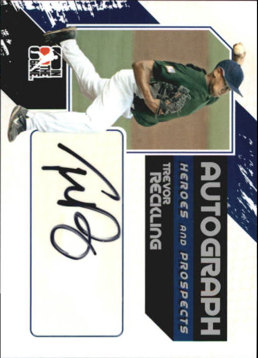 2011 ITG Heroes and Prospects Full Body Autographs Silver #TR Trevor Reckling