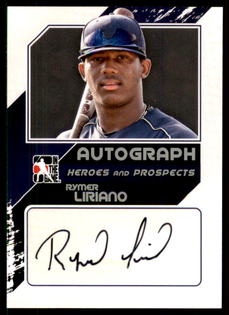 2011 ITG Heroes and Prospects Close Up Autographs Silver #RL2 Rymer Liriano