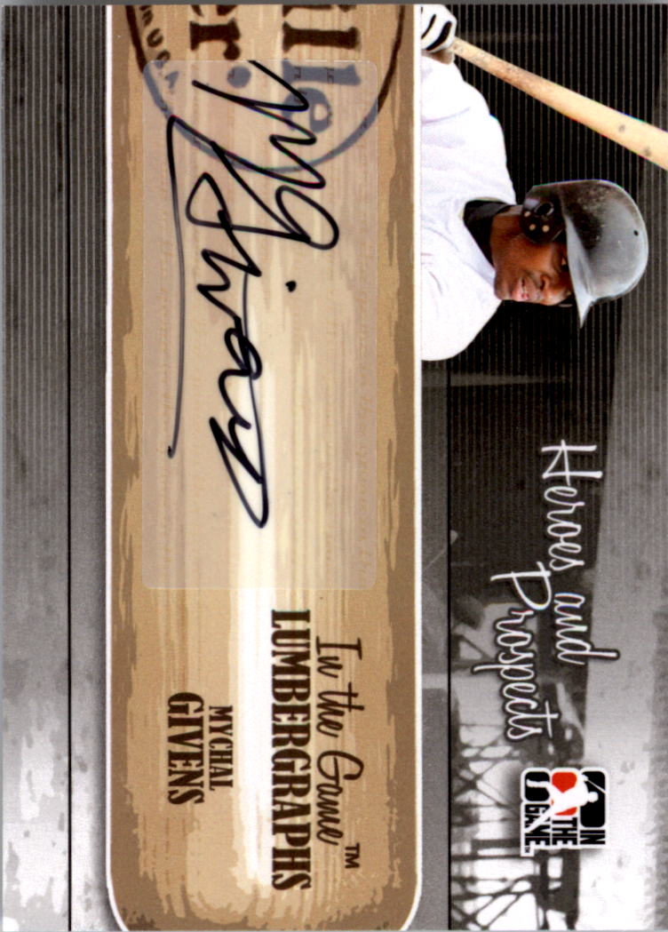 2011 ITG Heroes and Prospects Lumbergraphs Autographs #MG Mychal Givens