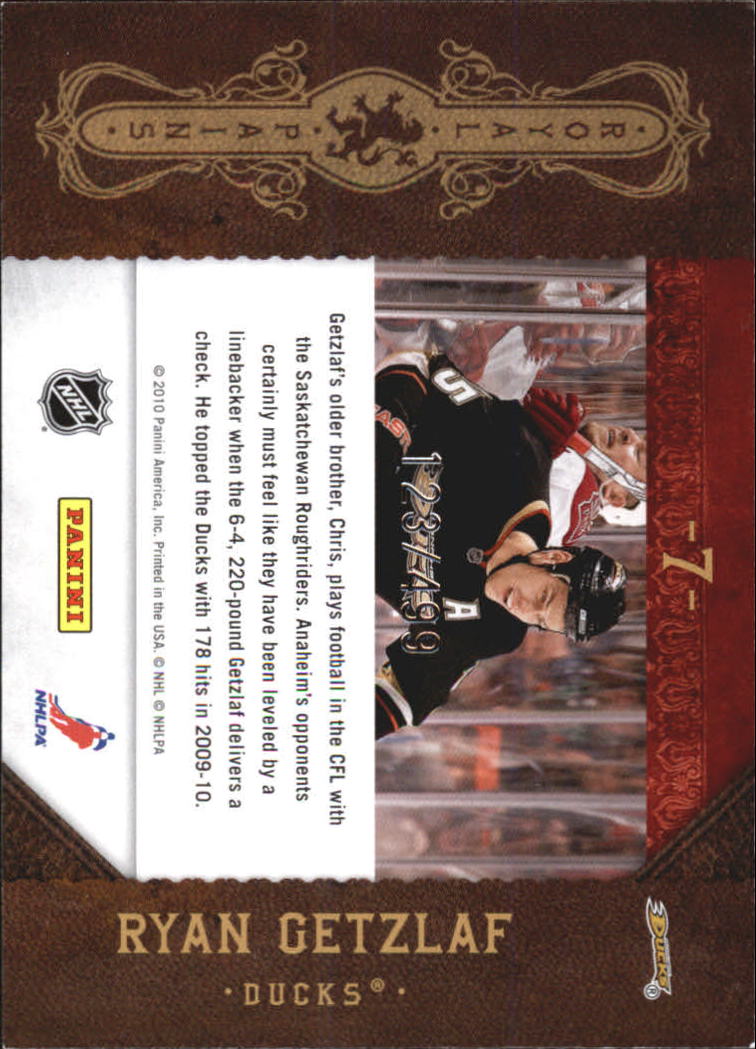 2010-11 Crown Royale Royal Pains #7 Ryan Getzlaf