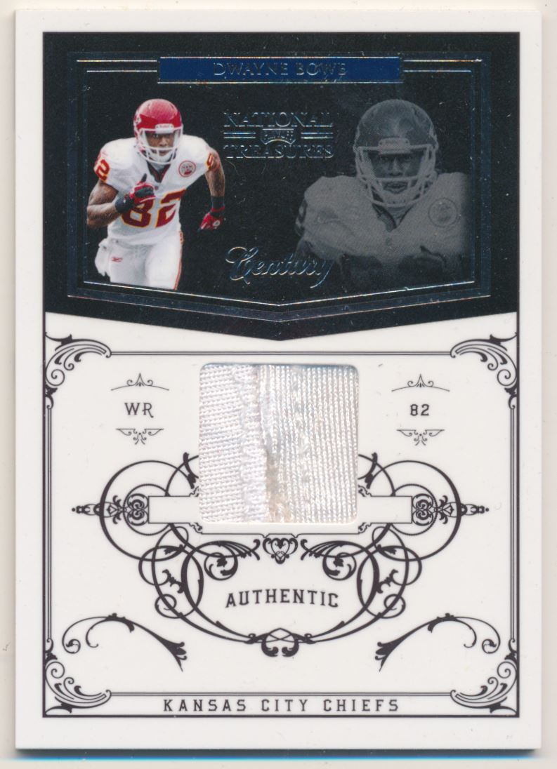 2010 Playoff National Treasures Century Material #70 Dwayne Bowe/99