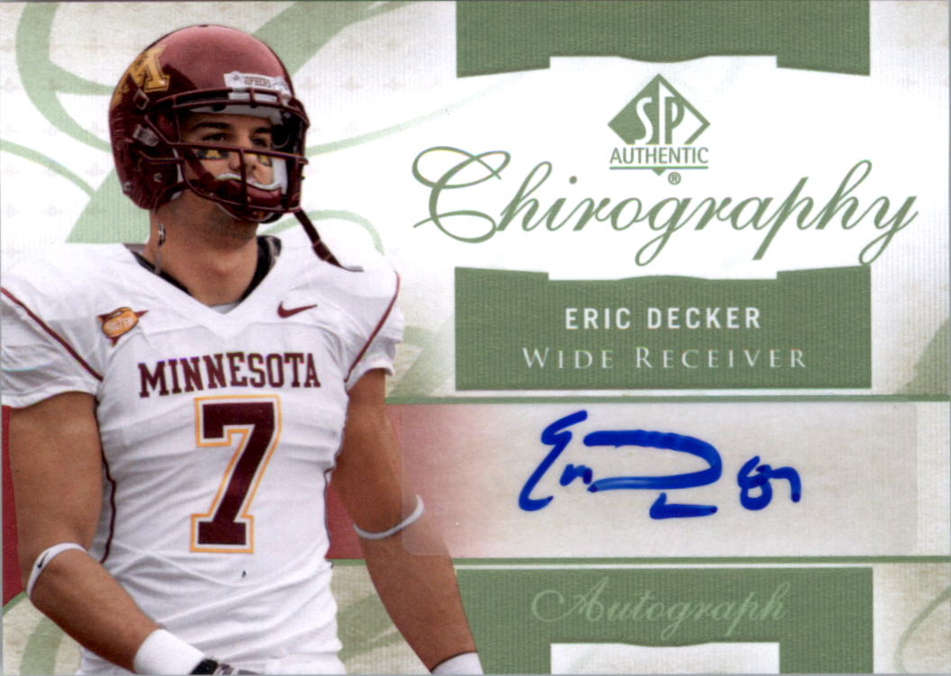 2010 SP Authentic Chirography #ED Eric Decker