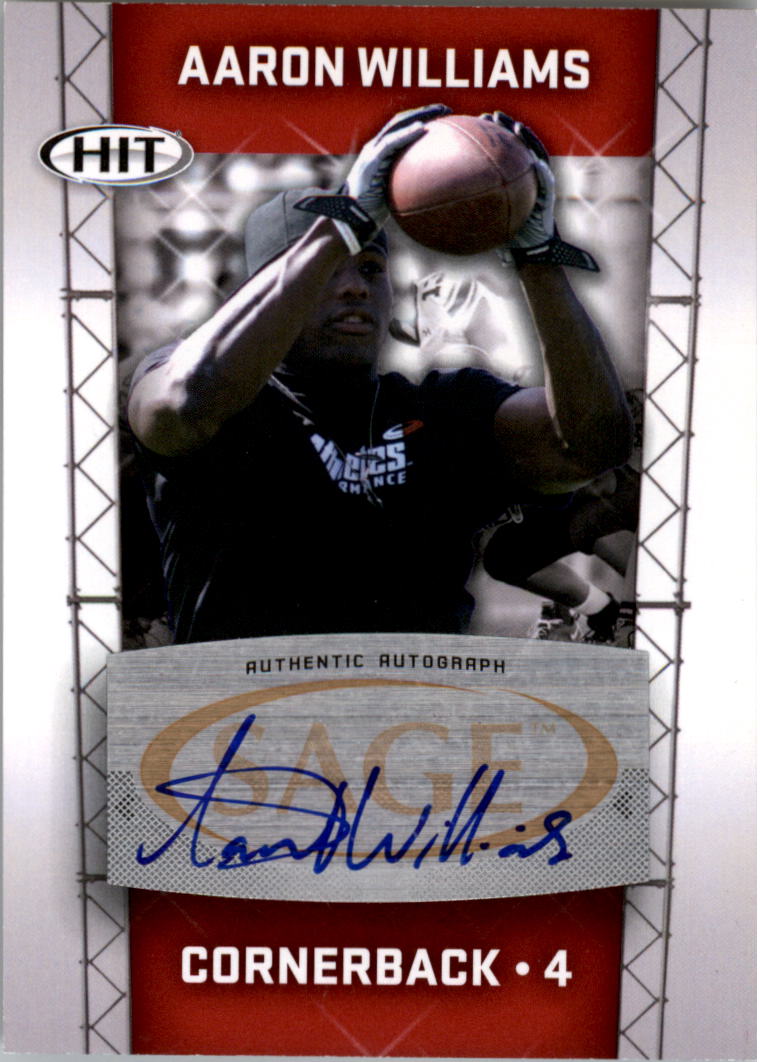 Autógrafos de fútbol americano Sage Hit 2011 auto tú eliges - Imagen 2 de 21