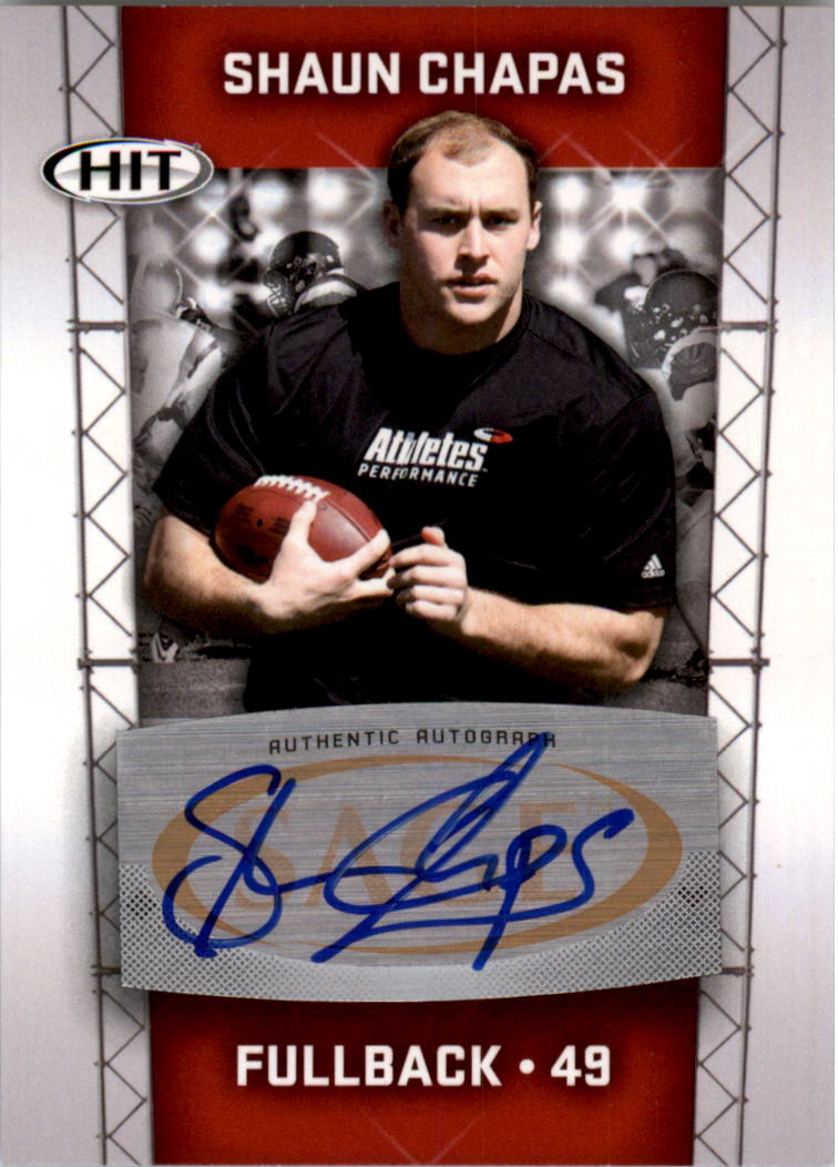 Autógrafos de fútbol americano Sage Hit 2011 auto tú eliges - Imagen 7 de 21