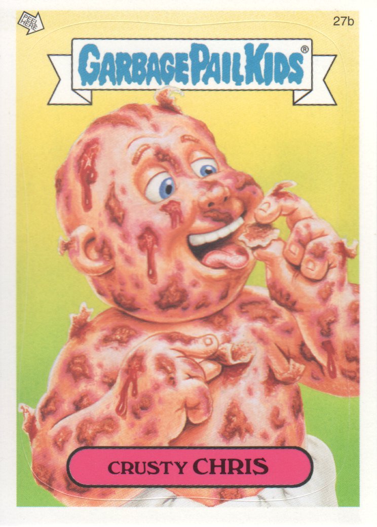 2004 Topps Garbage Pail Kids Series 2 Trading Card 27b Crusty Chris Non Sport Trading Cards Accessories Garbage Pail Kids Trading Card Singles