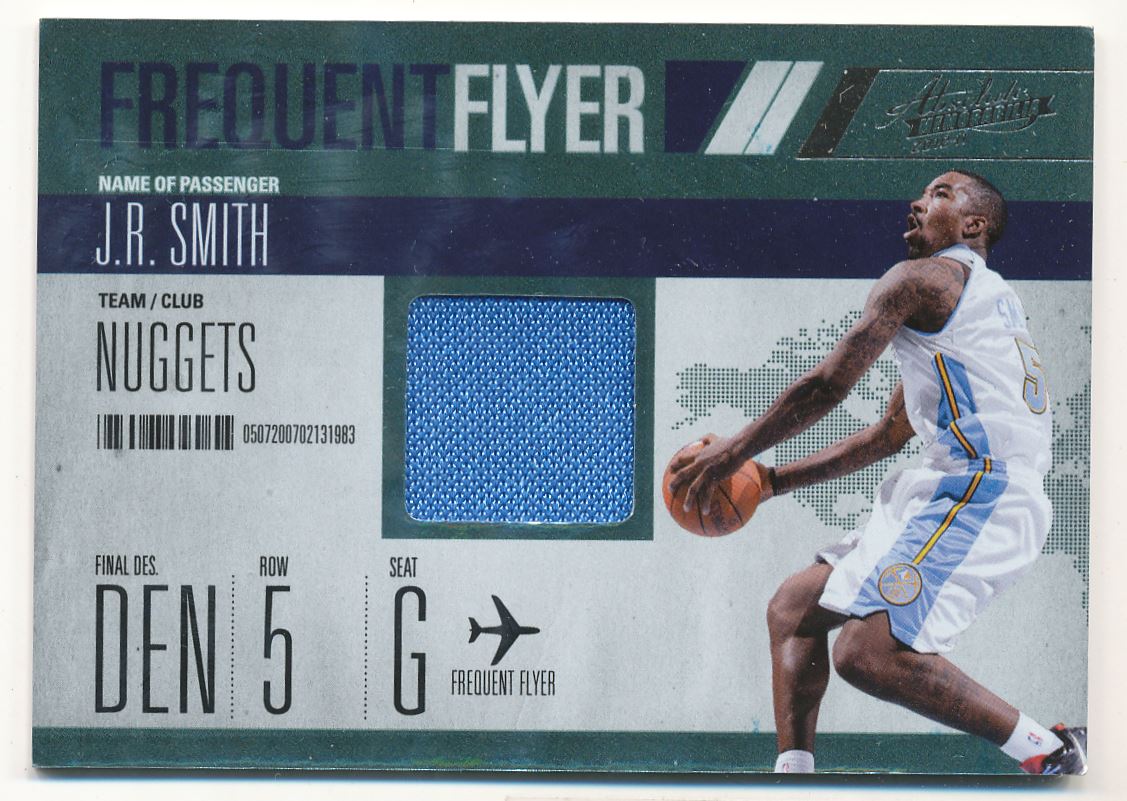 2010-11 Absolute Memorabilia Frequent Flyer Materials #15 J.R. Smith