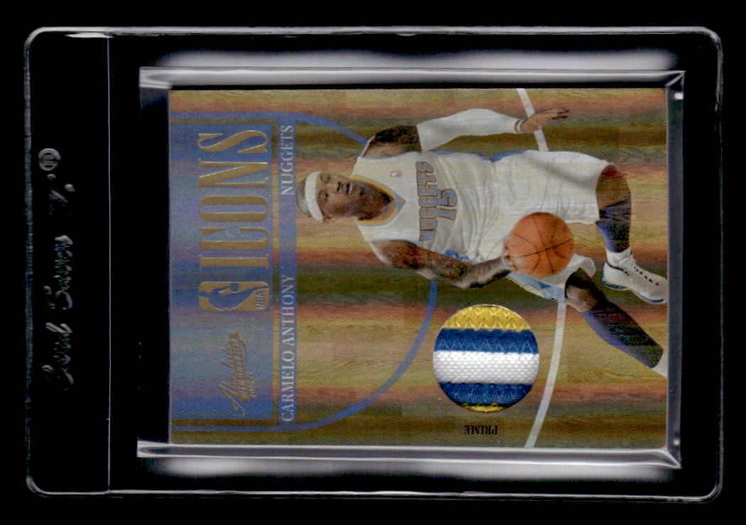 2010-11 Absolute Memorabilia NBA Icons Materials Prime #12 Carmelo Anthony/10