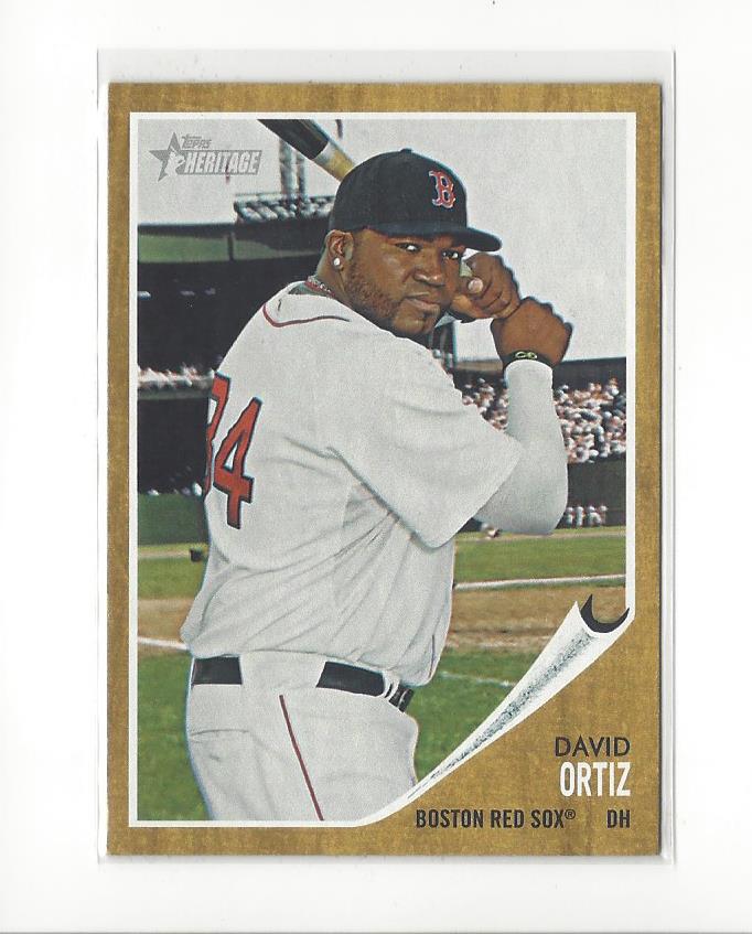 2011 Topps Heritage #3 David Ortiz