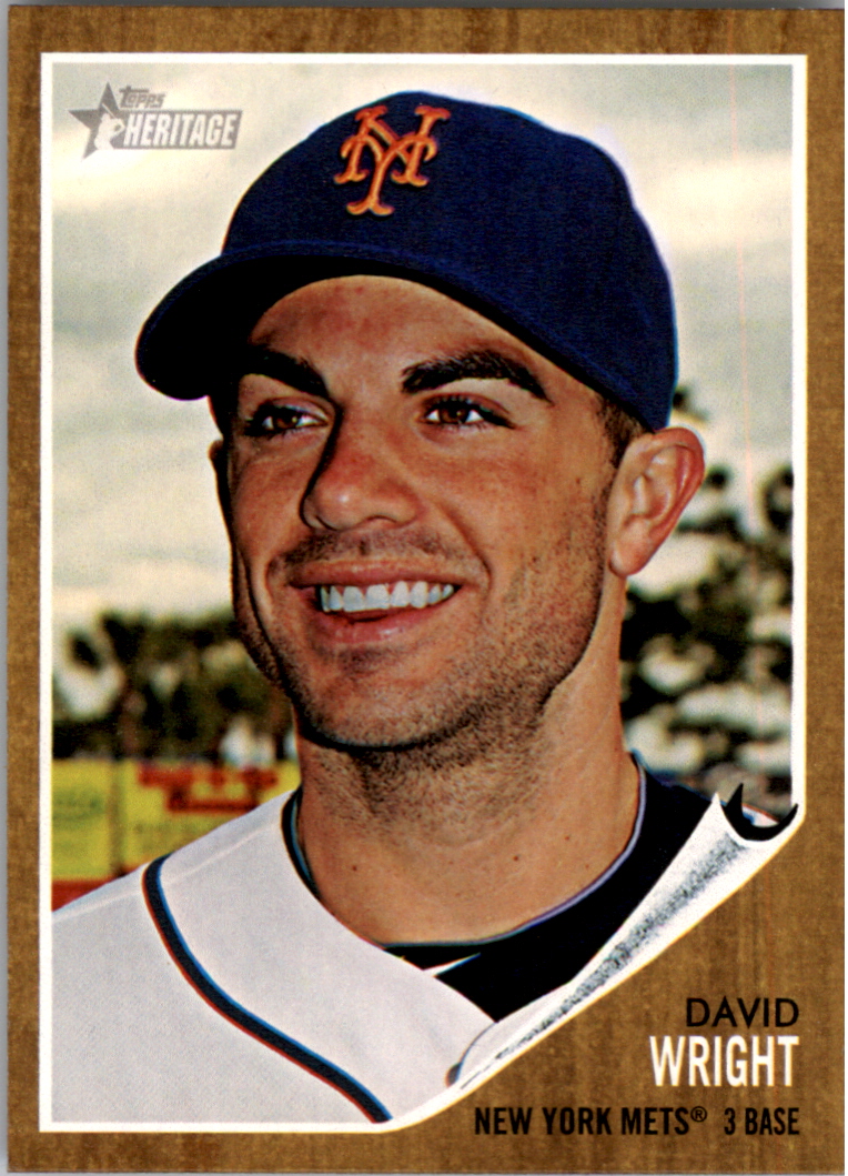 2011 Topps Heritage #478A David Wright SP