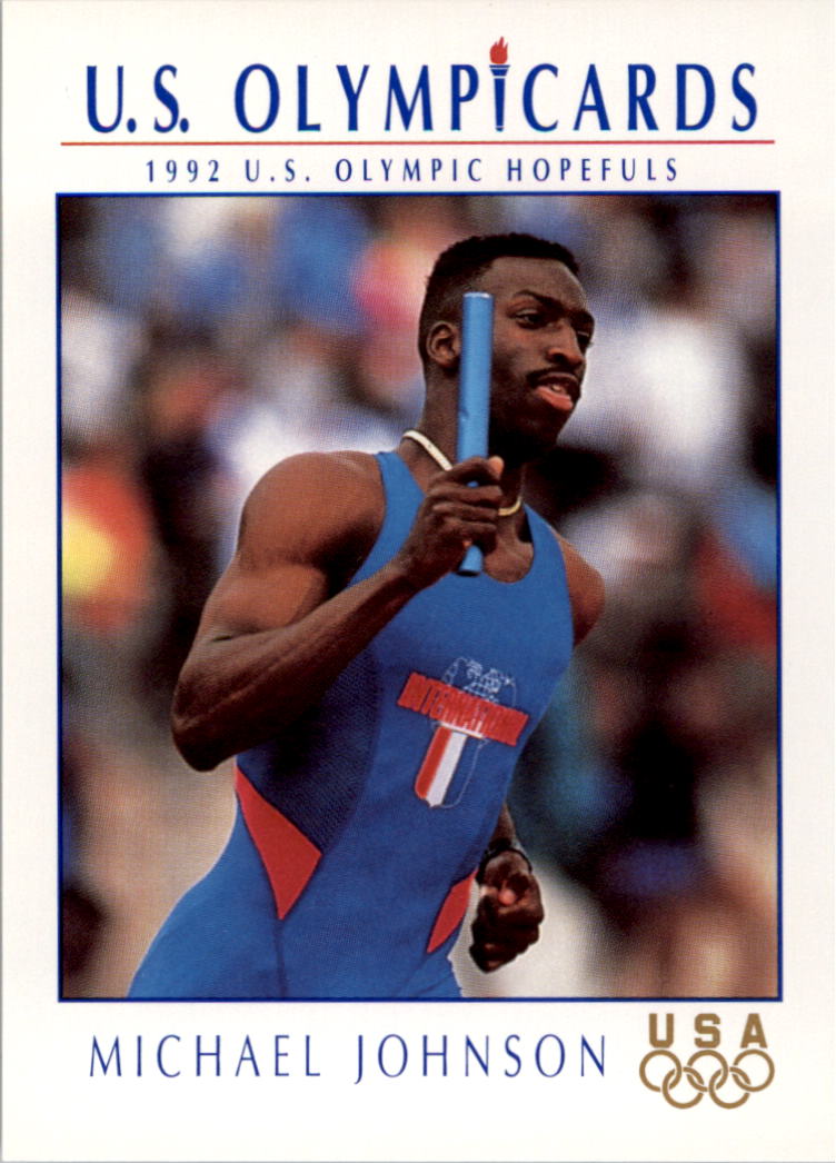 1992 Impel U.S. Olympic Hopefuls #87 Michael Johnson/Track and Field