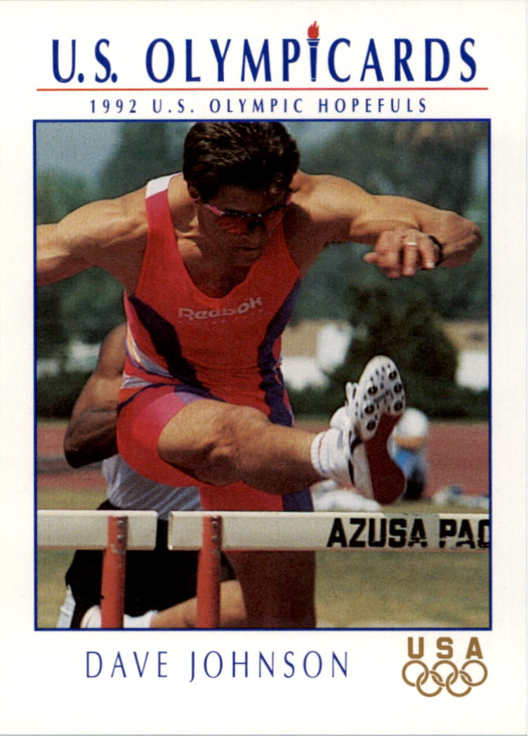 1992 Impel U.S. Olympic Hopefuls Profiles #HP6 Dave Johnson/Track and Field
