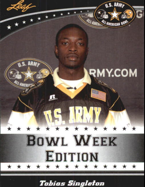 2011 Leaf Army All-American Bowl Bowl Week Edition #E11 Tobias Singleton