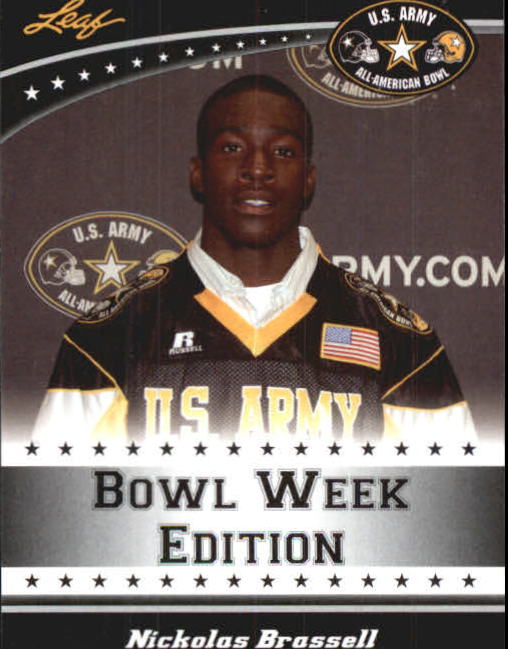 2011 Leaf Army All-American Bowl Bowl Week Edition #E13 Nickolas Brassell