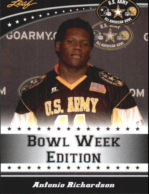 2011 Leaf Army All-American Bowl Bowl Week Edition #E17 Antonio Richardson