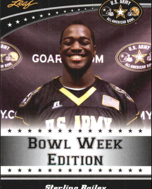 2011 Leaf Army All-American Bowl Bowl Week Edition #E23 Sterling Bailey