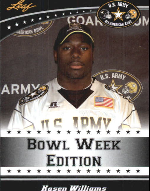 2011 Leaf Army All-American Bowl Bowl Week Edition #W16 Kasen Williams