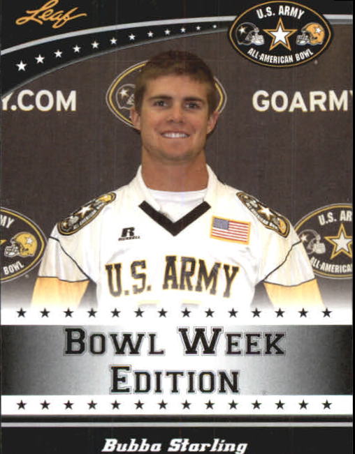 2011 Leaf Army All-American Bowl Bowl Week Edition #W2 Bubba Starling