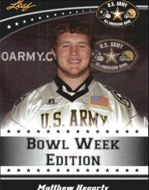 2011 Leaf Army All-American Bowl Bowl Week Edition #W21 Matthew Hegarty