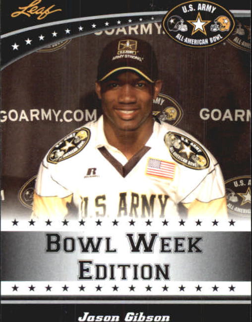 2011 Leaf Army All-American Bowl Bowl Week Edition #W27 Jason Gibson
