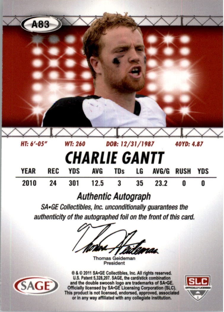 Autógrafos de fútbol americano Sage Hit 2011 auto tú eliges - Imagen 15 de 21