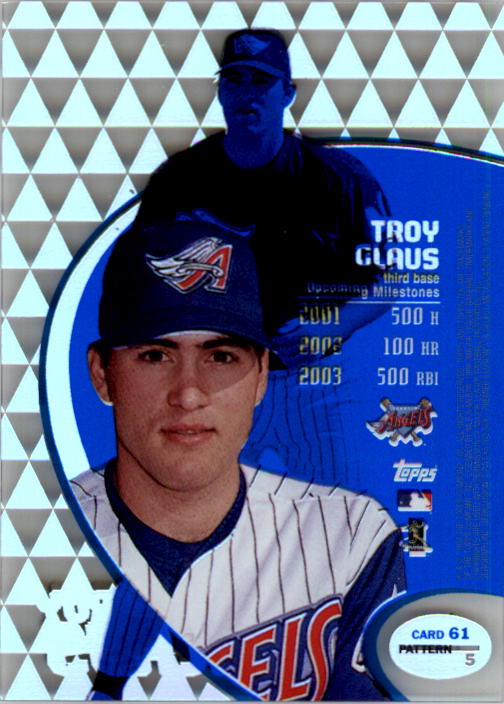 1998 Topps Tek Pattern 5 #61 Troy Glaus back image