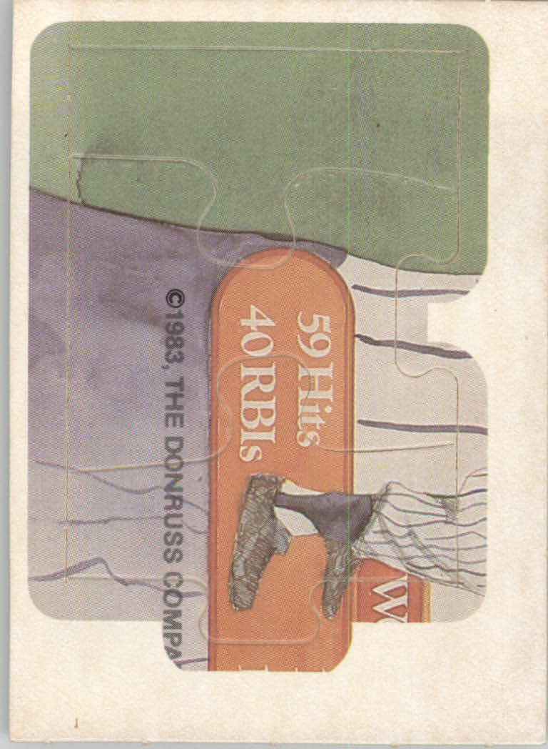 1983 Donruss Baseball "Mickey Mantle Puzzle" Cards - Picture 38 of 43