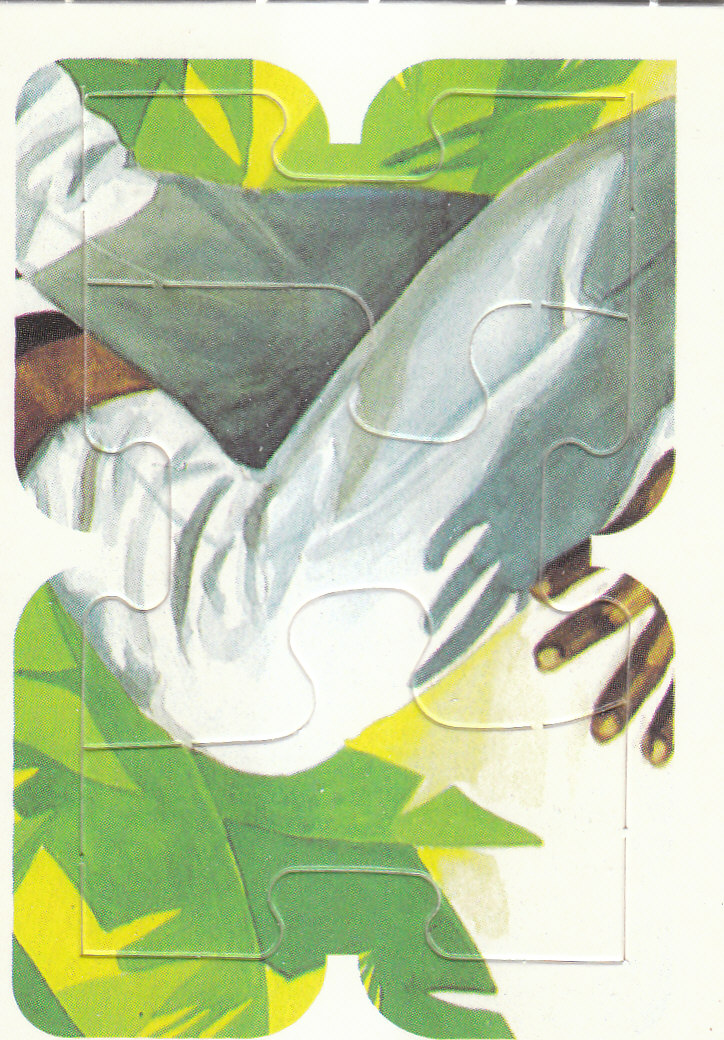 1987 Donruss Roberto Clemente Puzzle #40 Clemente Puzzle 40-42
