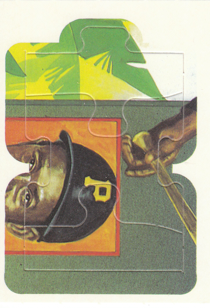 1987 Donruss Roberto Clemente Puzzle #43 Clemente Puzzle 43-45