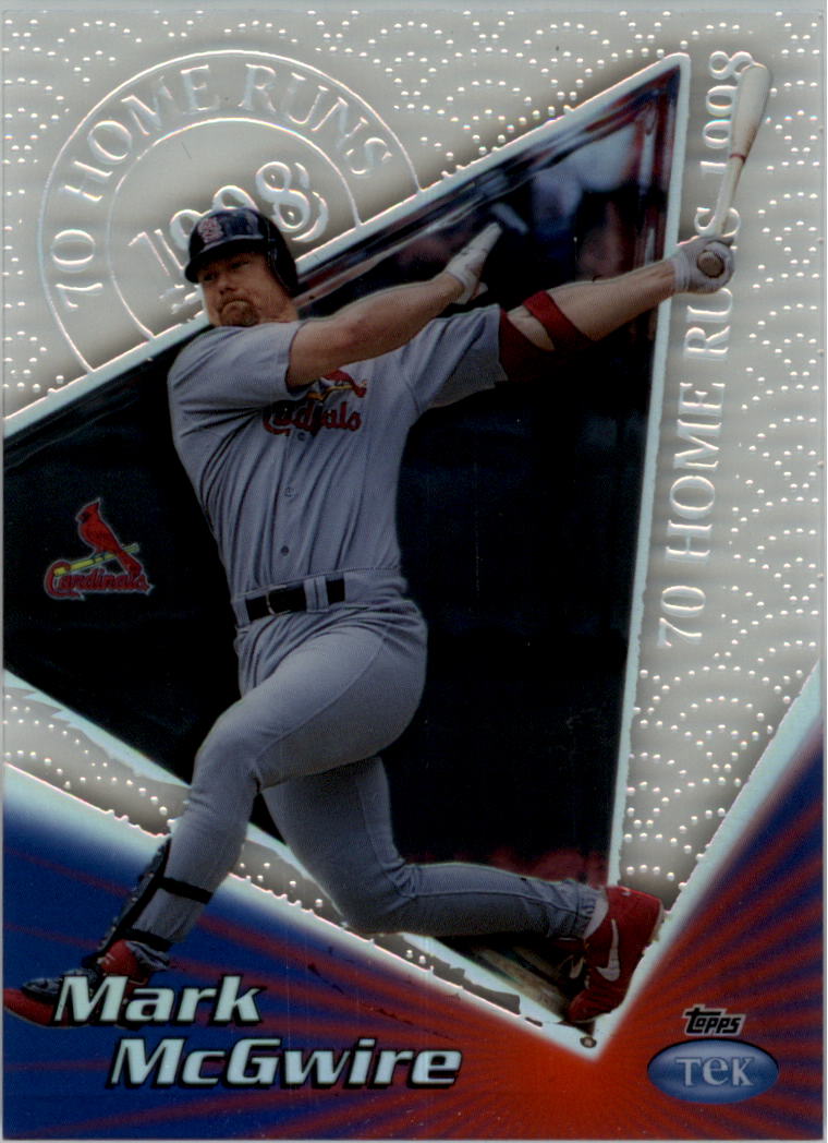 1999 Topps Tek Pattern 24 #7B Mark McGwire Away