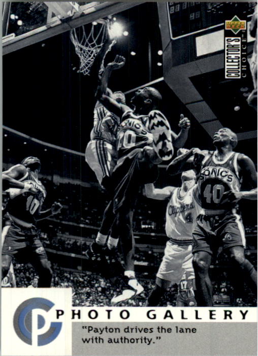 1995 96 Kollekcioner Mezhdunarodnyj 039 S Choice Portuguese Karta 185 Gary Payton Pg