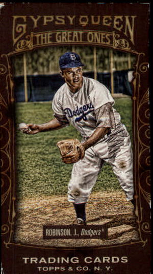 2011 Topps Gypsy Queen Great Ones Mini #GO8 Jackie Robinson