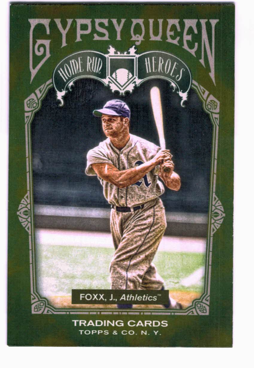2011 Topps Gypsy Queen Home Run Heroes #HH18 Jimmie Foxx