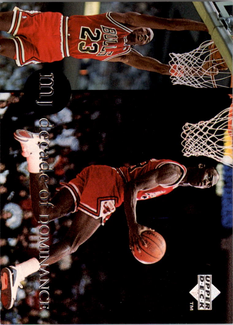 1994-95 Collector's Choice International German Decade of Dominance #J3 Michael Jordan/'87 Slam-Dunk Champion