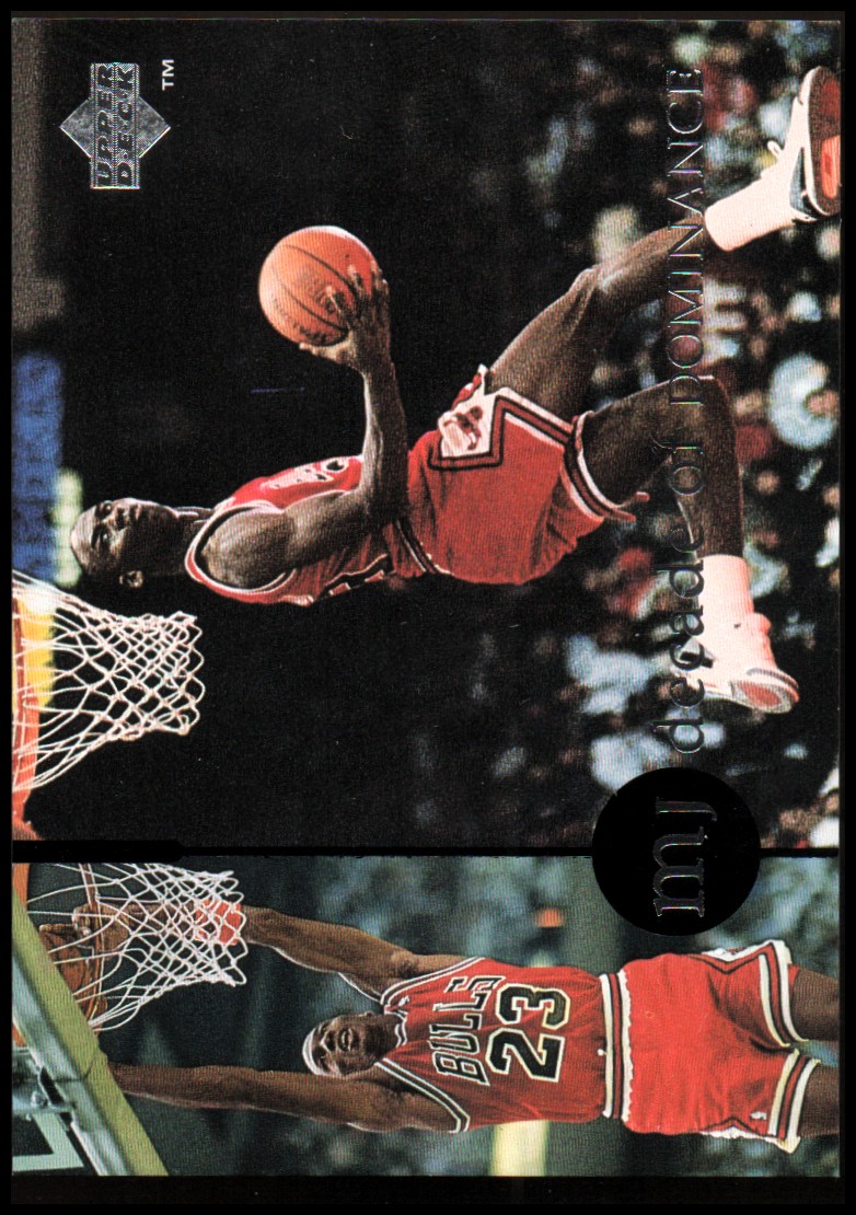 1994-95 Collector's Choice International Spanish Decade of Dominance #J3 Michael Jordan/'87 Slam-Dunk Champion