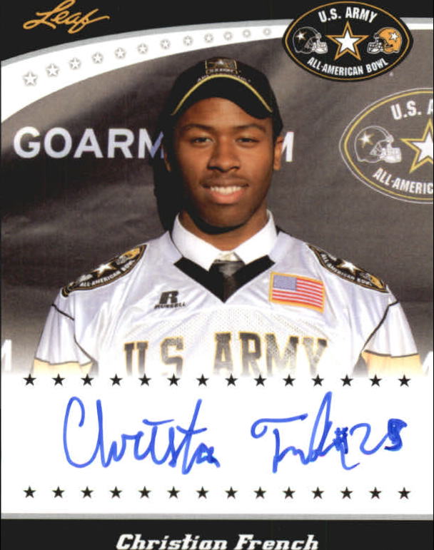 2011 Leaf Army All-American Bowl Tour Autographs #TACF1 Christian French