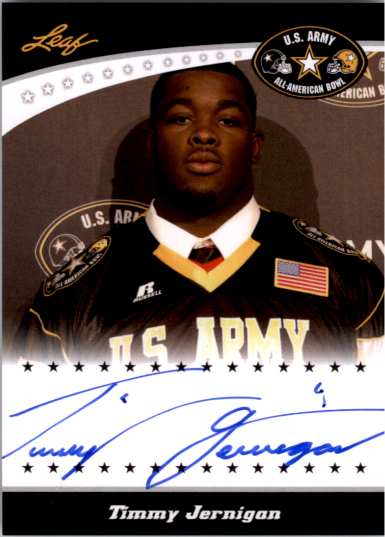 2011 Leaf Army All-American Bowl Tour Autographs #TATJ1 Timmy Jernigan