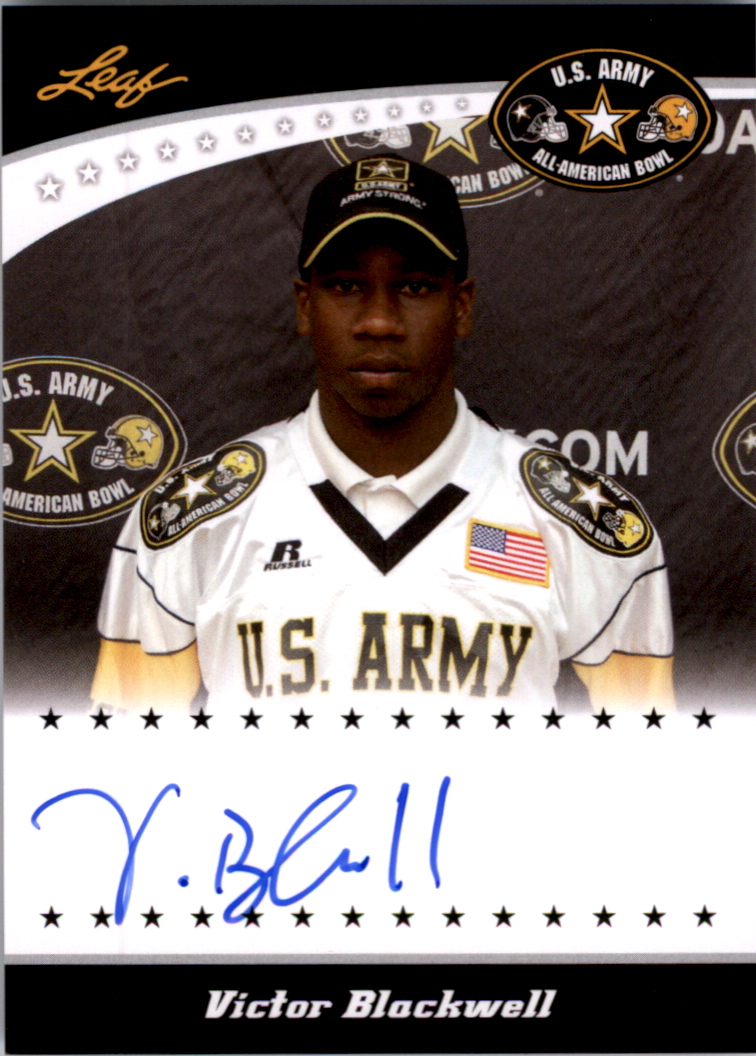 2011 Leaf Army All-American Bowl Tour Autographs #TAVB1 Victor Blackwell