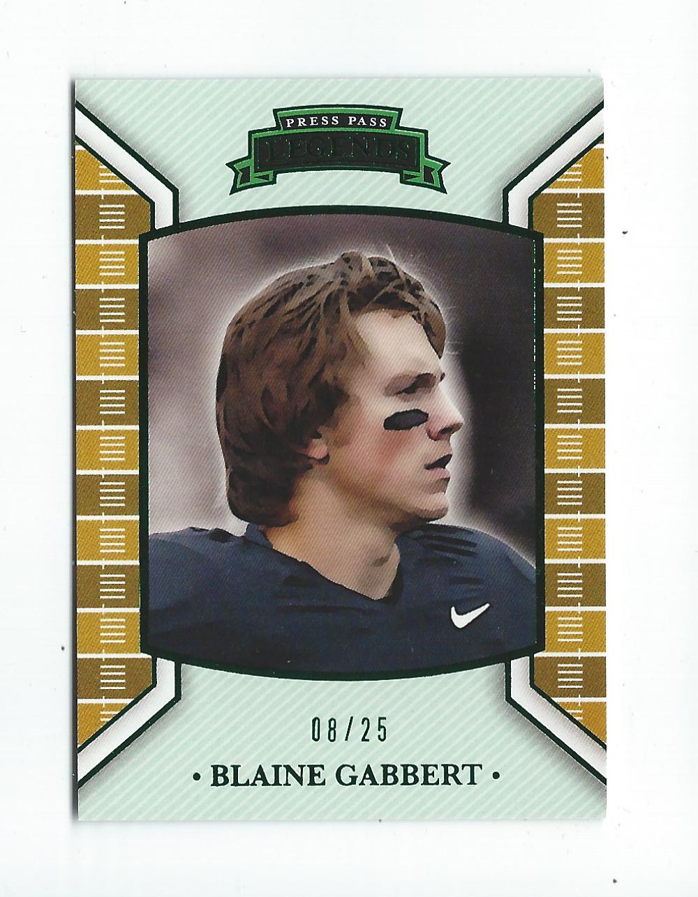 2011 Press Pass Legends Emerald #94 Blaine Gabbert