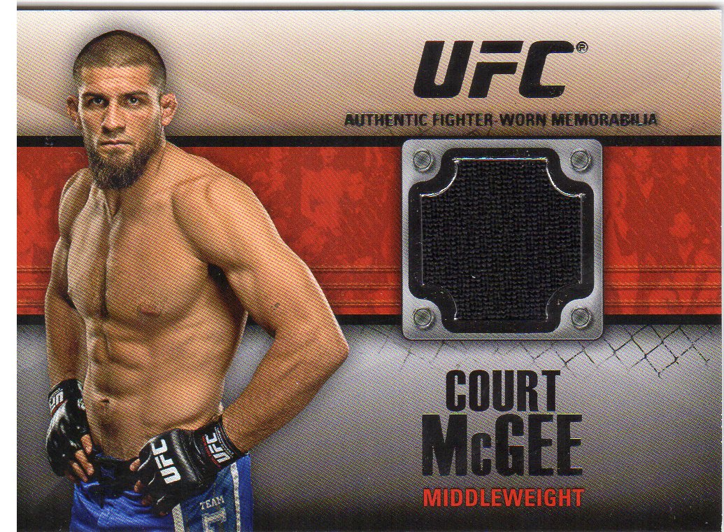 2011 Topps UFC Title Shot Fighter Relics Black #FRCMC Court McGee