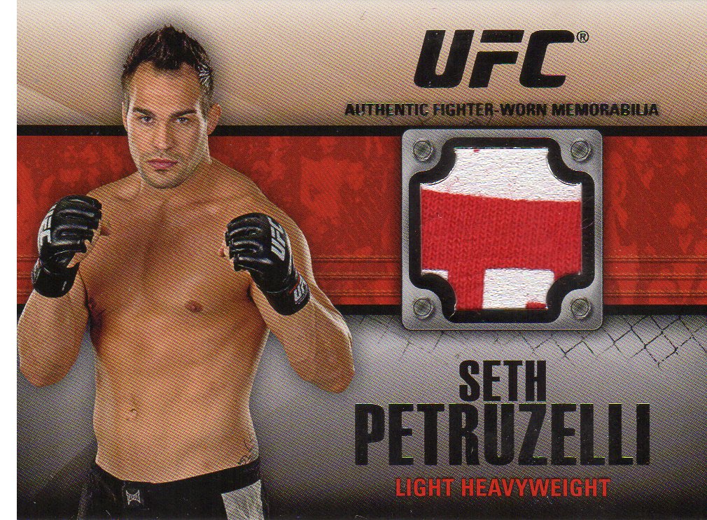 2011 Topps UFC Title Shot Fighter Relics Black #FRSP Seth Petruzelli