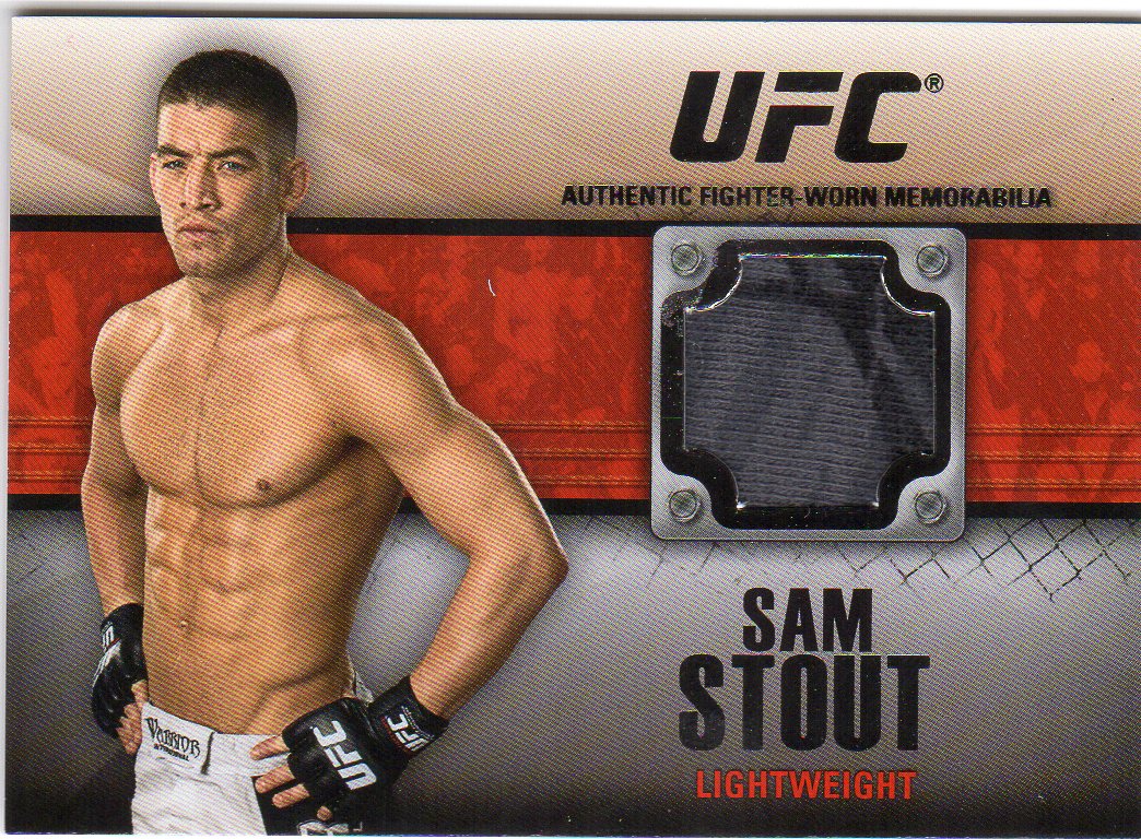 2011 Topps UFC Title Shot Fighter Relics Black #FRSS Sam Stout