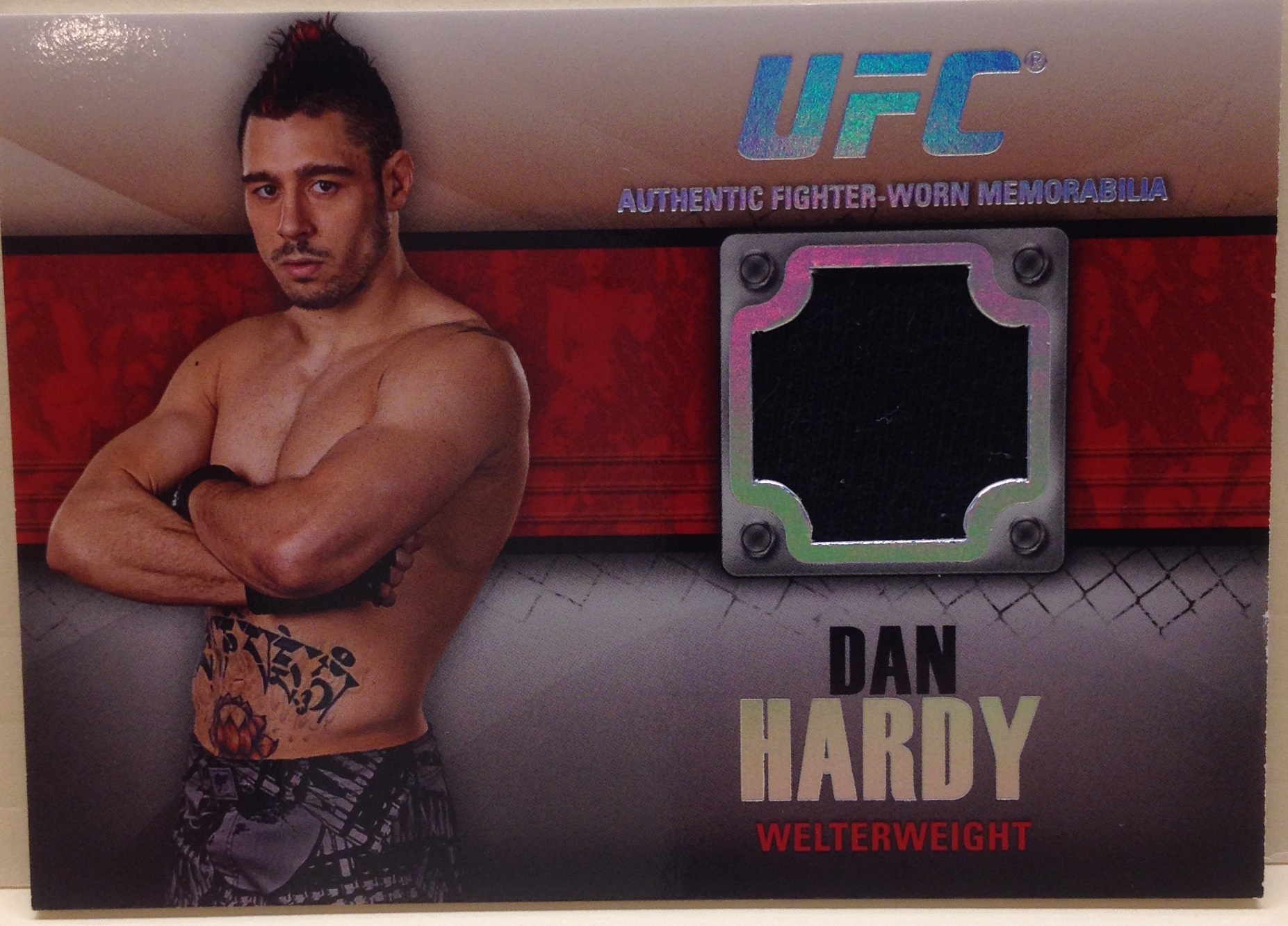 2011 Topps UFC Title Shot Fighter Relics Diamond #FRDHA Dan Hardy