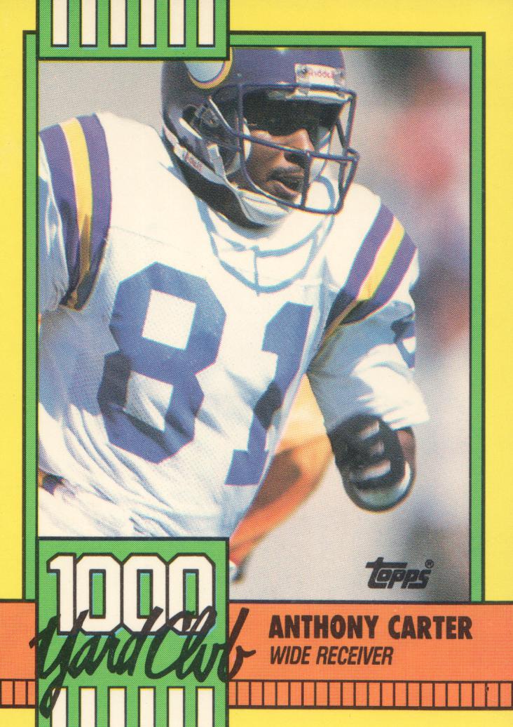 1986 Vikings Police #4 Anthony Carter - NM-MT - Triple I Sportscards Inc