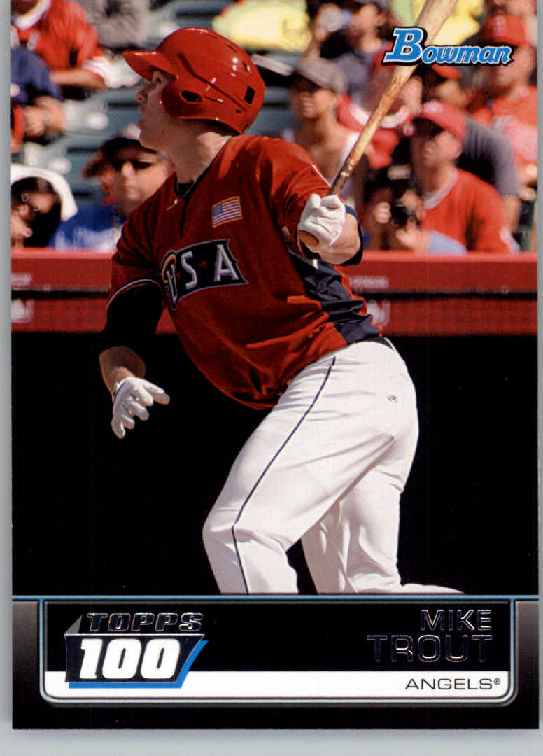 2011 Bowman Topps 100 #TP90 Mike Trout
