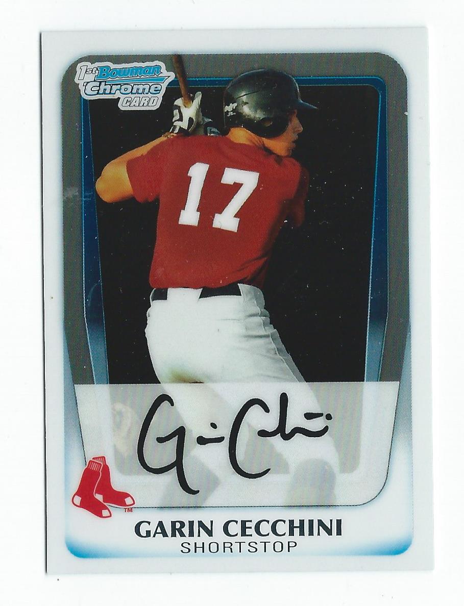 2011 Bowman Chrome Prospects #BCP107 Garin Cecchini