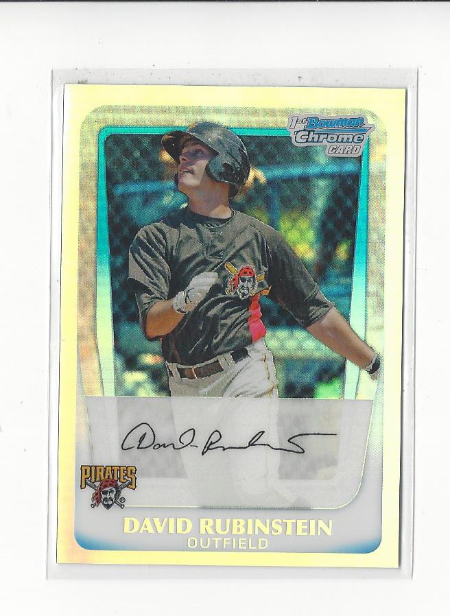2011 Bowman Chrome Prospects Refractors #BCP55 David Rubinstein